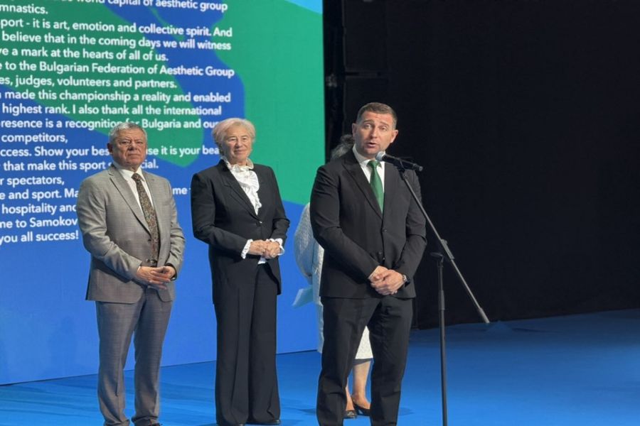 Кметът на Самоков инж. Ангел Джоргов откри 25-то Световно първенство по групова естетическа гимнастика