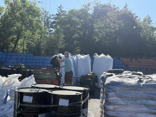 По време на събитието беше направена и проверка на строителните дейности на лекоатлетическата писта