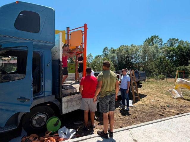 Площадката в Райово е петата, която се изгражда през тази година на територията на община Самоков.