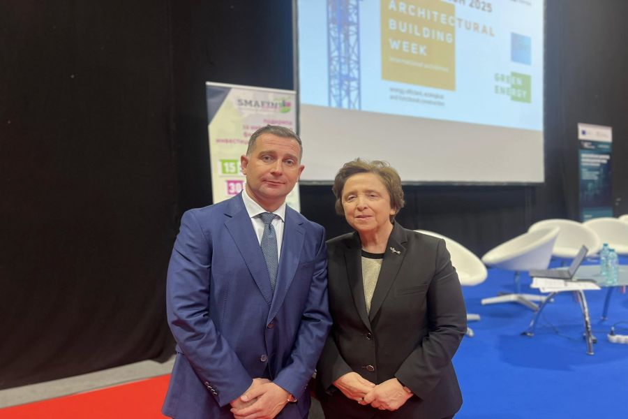 Кметът на Община Самоков инж. Ангел Джоргов взе участие в дискусията в рамките на форума „Възможности за строителния сектор: финансиране за енергийна ефективност, дигитализация и умения“