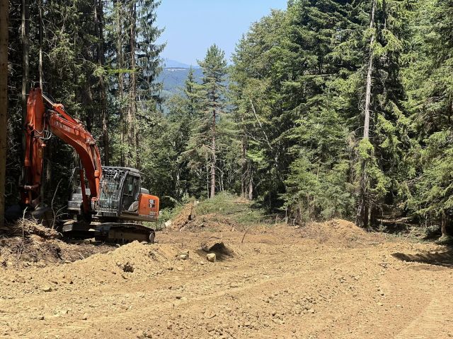 Изграждане на горски автомобилен път