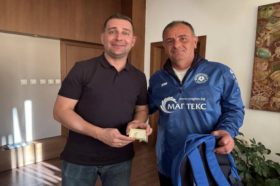 Кметът инж. Джоргов поздрави отбора на ФК „Рилски Спортист”, набор 2012 година, за отличното им представяне по време на зимния подготвителен лагер в Кипър